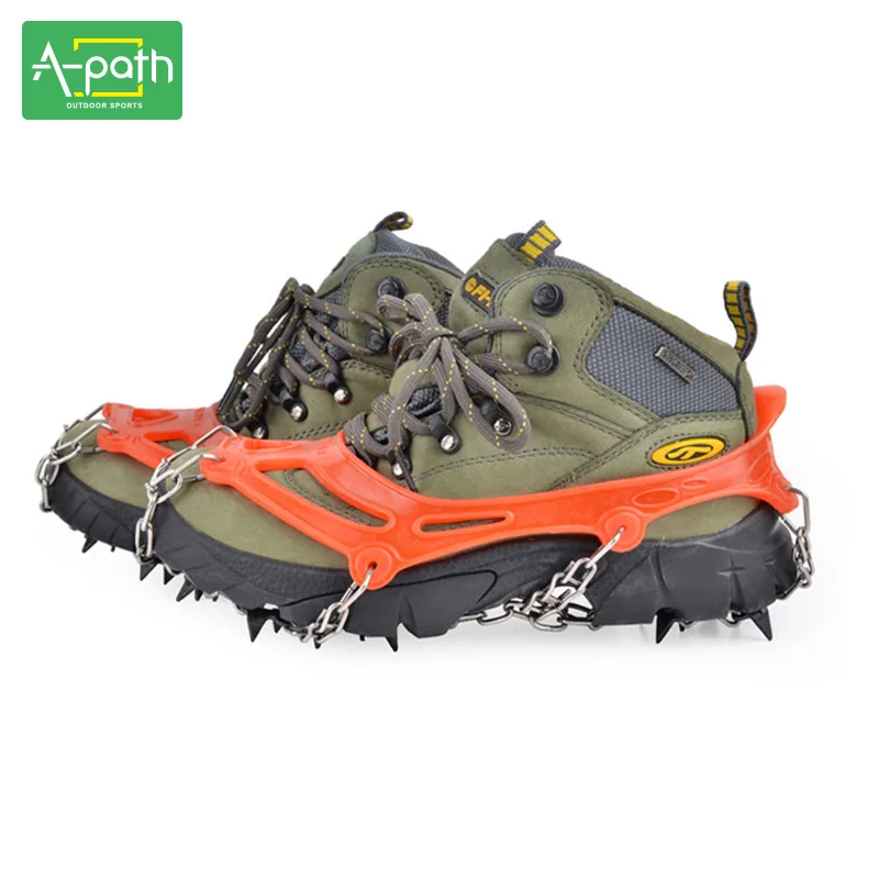 Crampons 18 зуб открытый горный Альпинизм Туризм ледяной альпинизм лыжи ноги Снежная