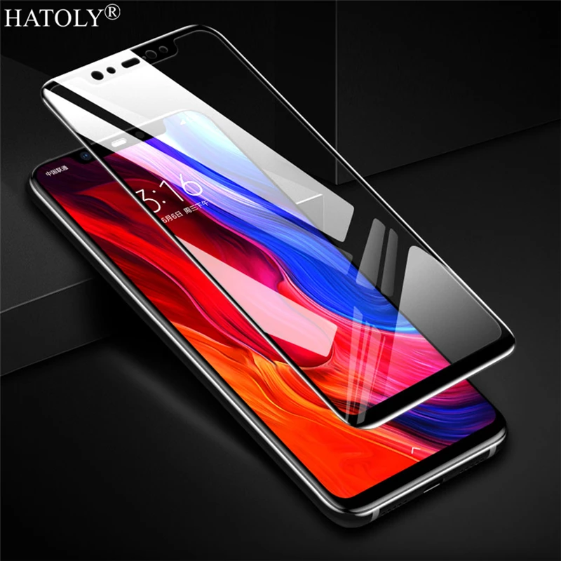 Для Xiaomi Redmi 6A стекло закаленное для Защитная стеклянная пленка 9H приклеенная