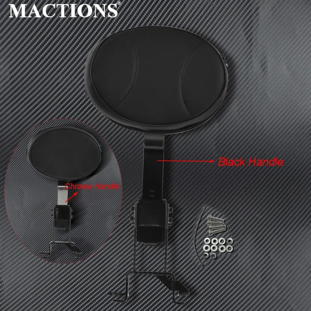 

Motorcycle Plug-In Driver Nails Backrest Mounting Kit Black/Chrome For Indian Chief Classic Chieftain Roadmaster Model 2014-2018