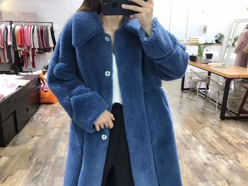 Новое поступление женские зимние пальто и куртки смешанные Модные свободные большие размеры женская верхняя одежда модные женские зимние длинные пальто