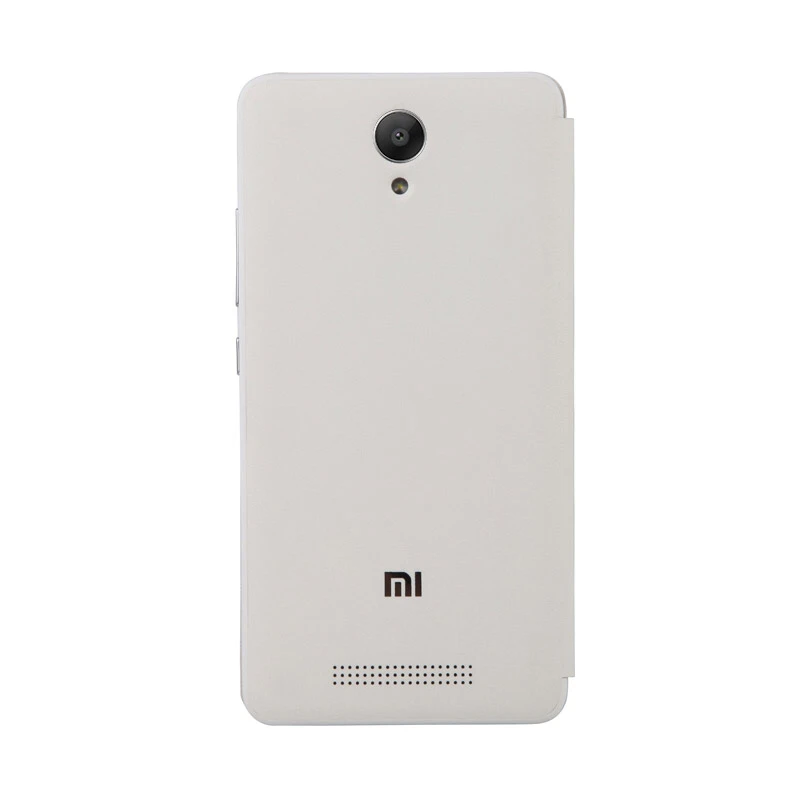 100% Оригинальный чехол для xiaomi redmi note 2 защитный откидной Чехол Матовый кожаный 5