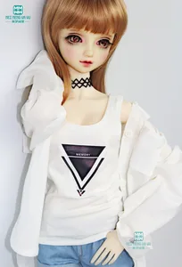 Аксессуары для кукол BJD, Одежда для куклы 13 BJD, модная рубашка бойфренда, жилет, джинсы