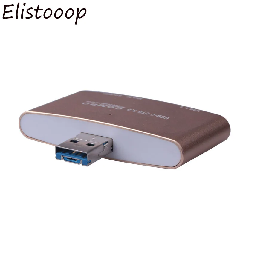 USB C OTG COMBO 3 0 HUB + CardRead Type кардридер мини адаптер для карт Type-C Android телефонов TF SD карты