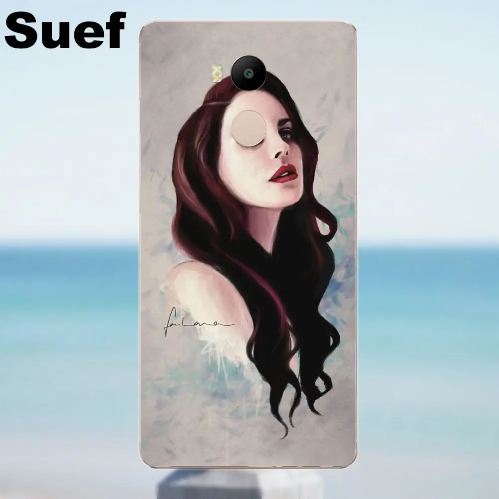 Suef TPU Accessories Pouches Lana Del Rey For Xiaomi Redmi 4 3 3S Pro Mi3 Mi4 Mi4i Mi4C Mi5 Mi5S Mi Max Note 2 | Мобильные телефоны