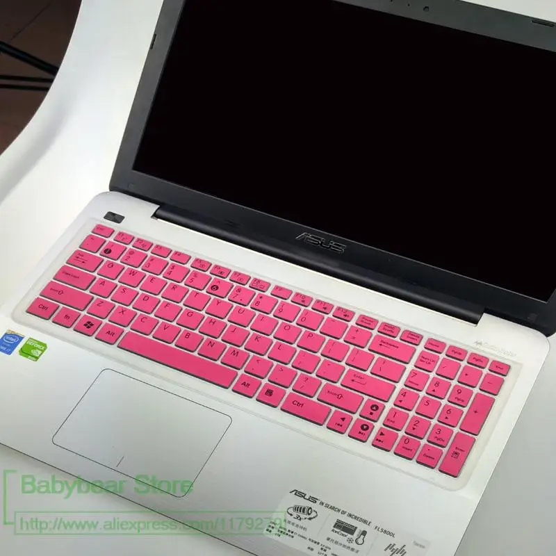 pink 17.3 inch Notebook Keyboard Cover Protector for ASUS GL702 GL702ZC GL702vm GL702v GL702vi gl702vsk ZX70 K751 A751 FX71 Pro S - Цвет: pink