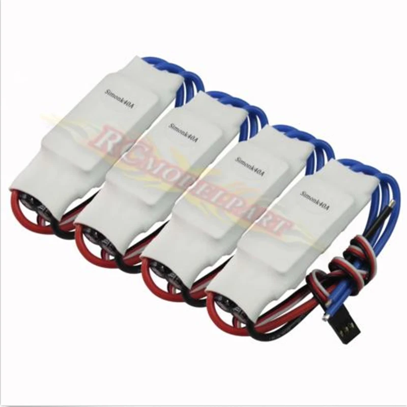 4x Simonk 40A Бесщеточный Регулятор скорости ESC для квадрокоптера SK500 F550 FY650 | Игрушки и