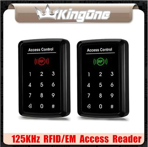 125 кГц ID/EM RFID сенсорная клавиатура считыватель контроля доступа двери 1000 пользователей, автономный считыватель контроля доступа