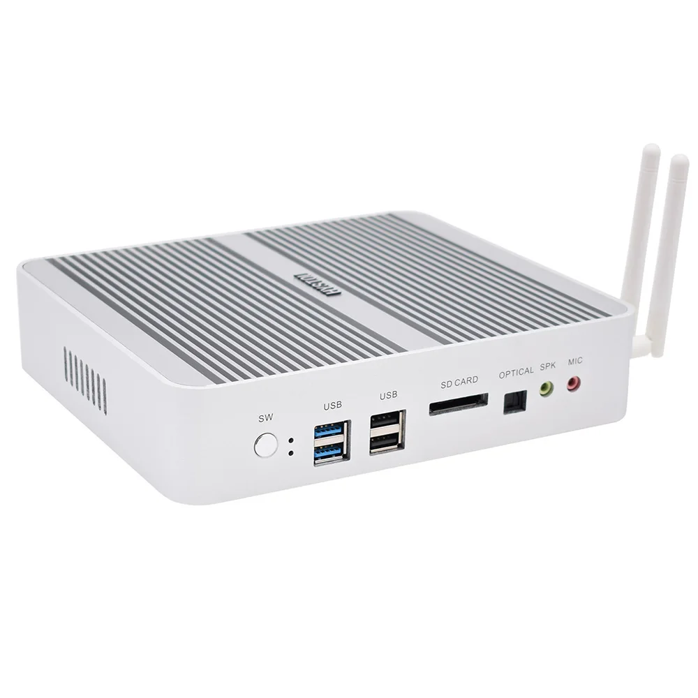 HYSTOU P03B Windows 10 Mini PC Intel Core I5 7260U Intel HD Graphics 640 Expandable 1TB 2.4G WiFi 1000Mbps BT4.0 PC
