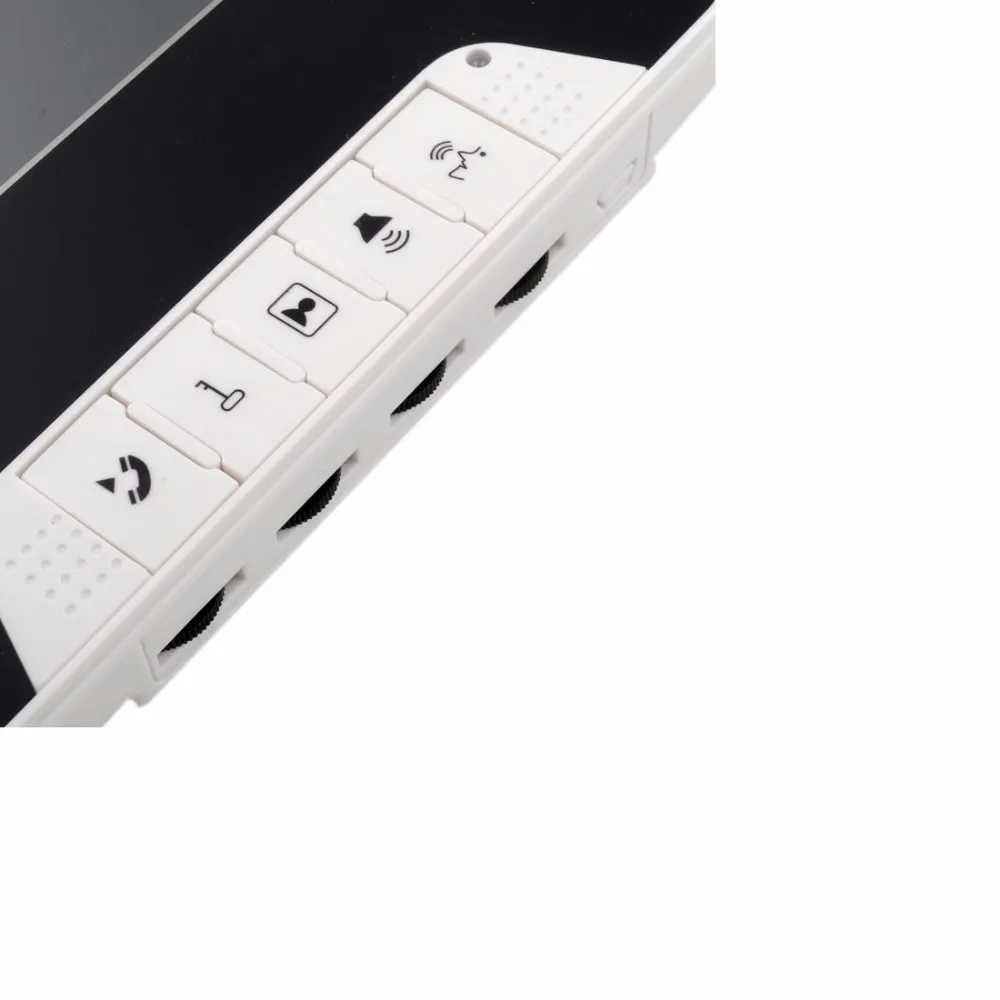 7 дюймов Проводной видео дверной звонок Домофон для домашной безопастности