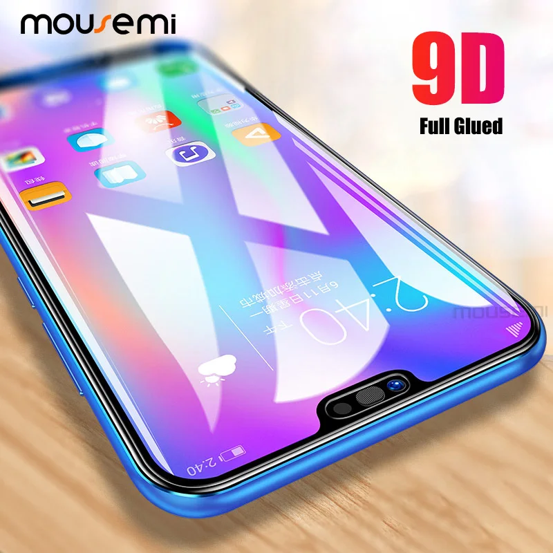 Закаленное стекло MOUSEMI 9D для Huawei P Smart 2019 Mate 10 Lite P20 Pro 9H ультратонкое Защитное Glass |