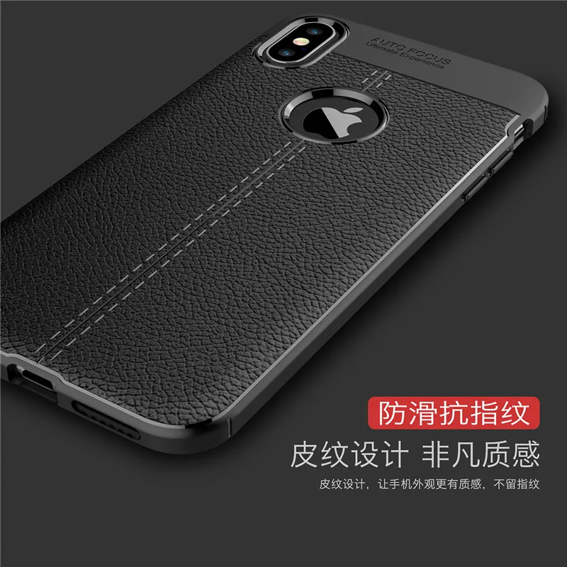Чехол wolfrole для Iphone XS Max противоударный Роскошный кожаный чехол из ТПУ телефона