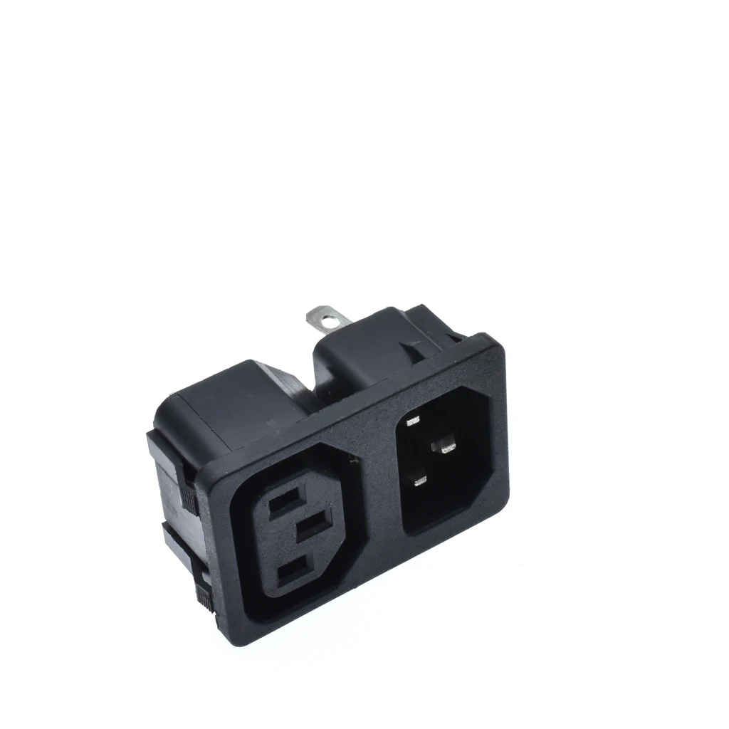 IEC320 C14 комбинированная двухсторонняя розетка на вход C13 электрическая