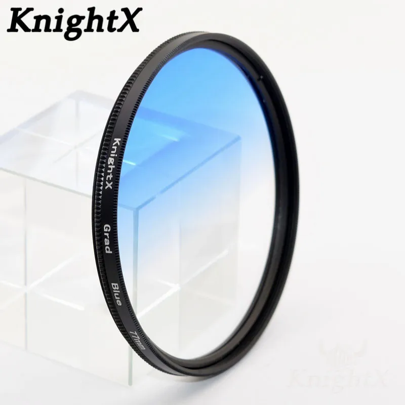 KnightX 24 цветной фильтр nd uv для nikon canon sony a6000 аксессуары eos Объектив фото dlsr d3200 a6500 49 52 55 58 62 67 72 77 мм