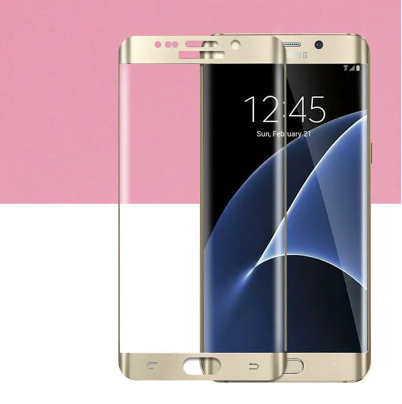 3D полное покрытие закаленное стекло протектор экрана на samsung Galaxy S7 Edge S7 Защитная пленка для samsung S6edge S6 edge plus стекло
