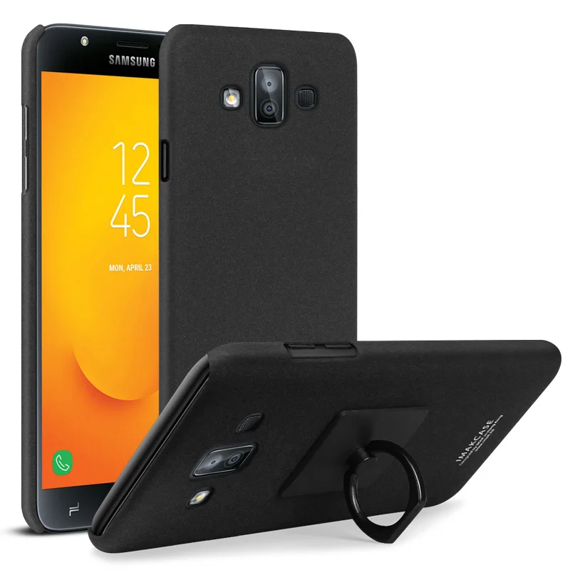 For Samsung Galaxy J7 Duo Case iMak Cowboy Frosted Shell Hard Cover Phone + Screen Protector Film |