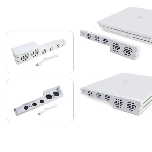 5-Fan Super Turbo Temperature Control Cooling Fan Cooler Heat Exhauster for Sony PS4 Pro Console