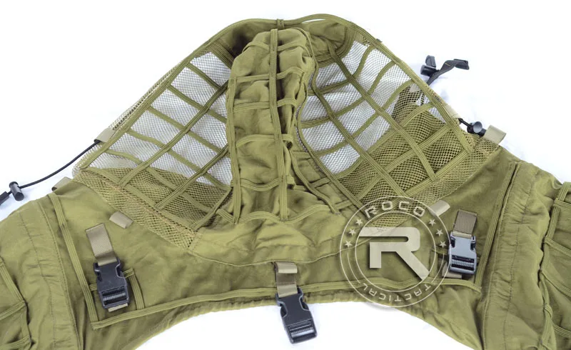 ROCOTACTICAL тактический Снайпер Ghillie капот Камуфляж Охота Ghillie костюм основа для страйкбола Пейнтбол Wargame CP армейский зеленый