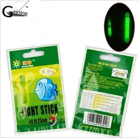20pcslot dia 4 5mm l size night fishing lighting stick wand green chemical glow stick fishing
