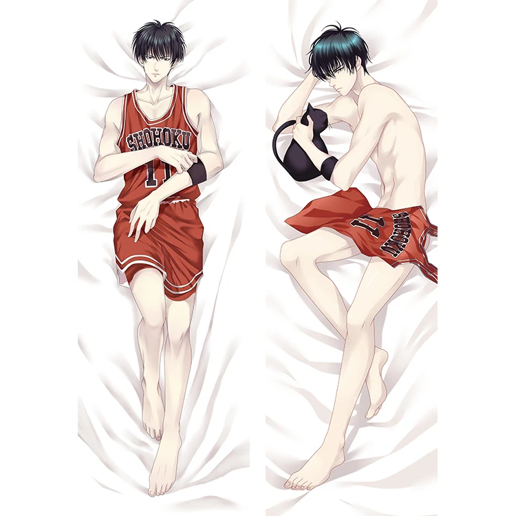 Oct. 2016 новинка хит продаж аниме slam dunk cool boys Sendoh Akira & Hanamichi Sakuragi наволочка для тела