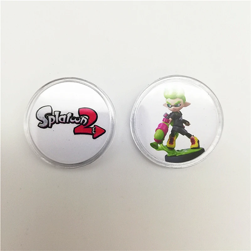 16 шт./компл. полный набор Splatoon 2 NFC игровая карта Amiibo карты NTAG215 стикер Коллекционная монета тег для Ns switch wii U