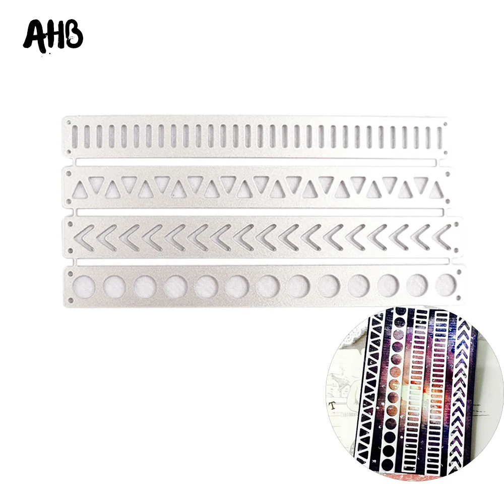 

AHB Cutting Dies Lace Border Carbon Steel Metal Cutting Dies Template Album Greeting Card Making Mold DIY Dies Scrapbooking