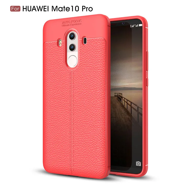 LIEVE Amor чехол для huawei mate 9 10 Pro личи кожа текстура из искусственной кожи Мягкий ТПУ