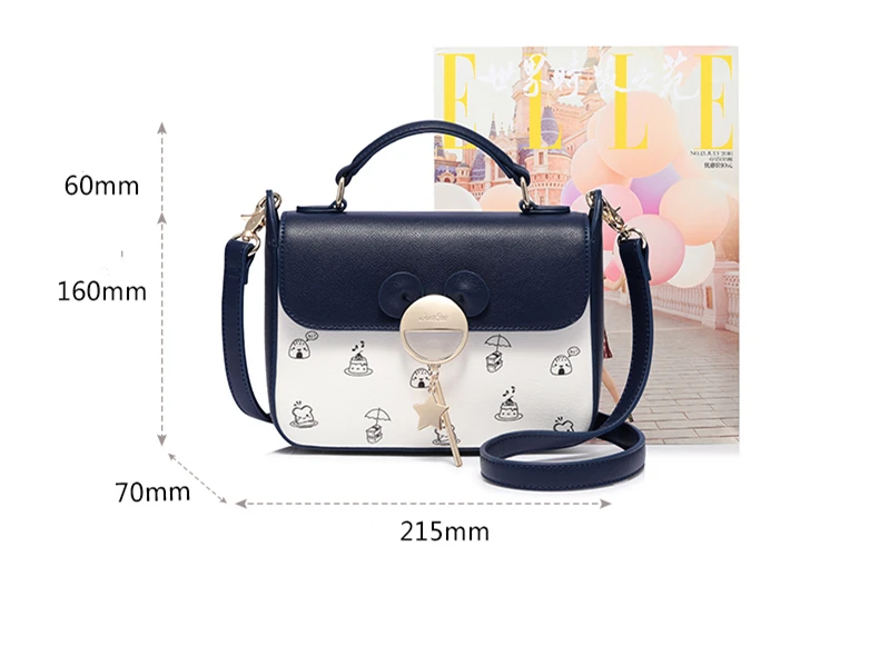 ПРОСТО ЗВЕЗДА 2017 Роскошные Дизайнерские Для женщин ручной Сумки Микки Сумка Lady