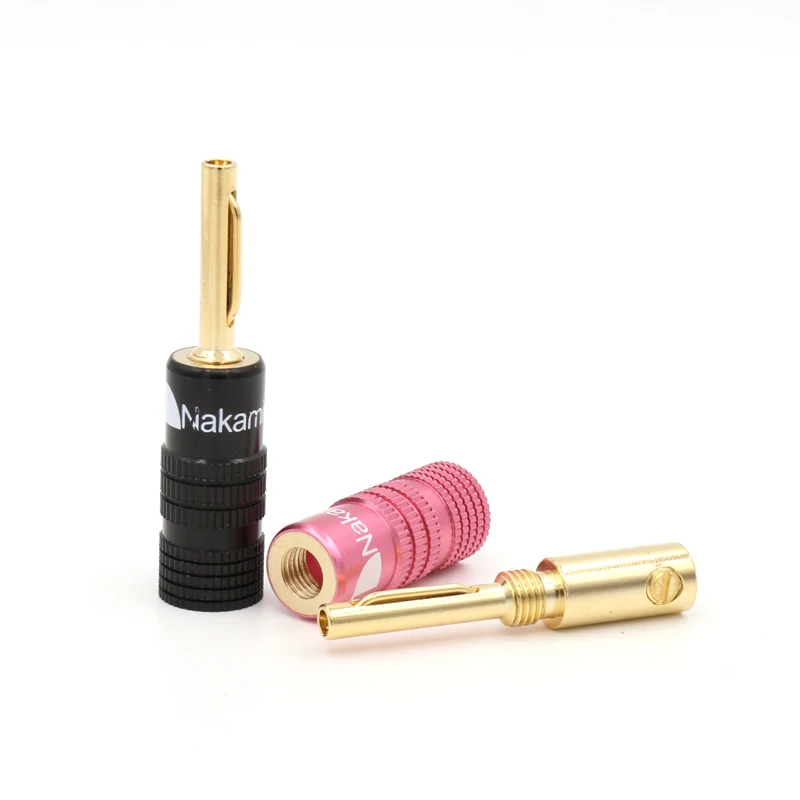 BA1434 24K позолоченный новый Nakamichi кабель для динамика разъемы типа банан|hifi plug|speaker