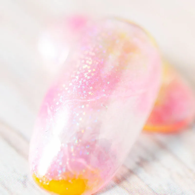 Голографическая фольга на ногти 4*100 см/рулон лазерная прозрачная разбитая