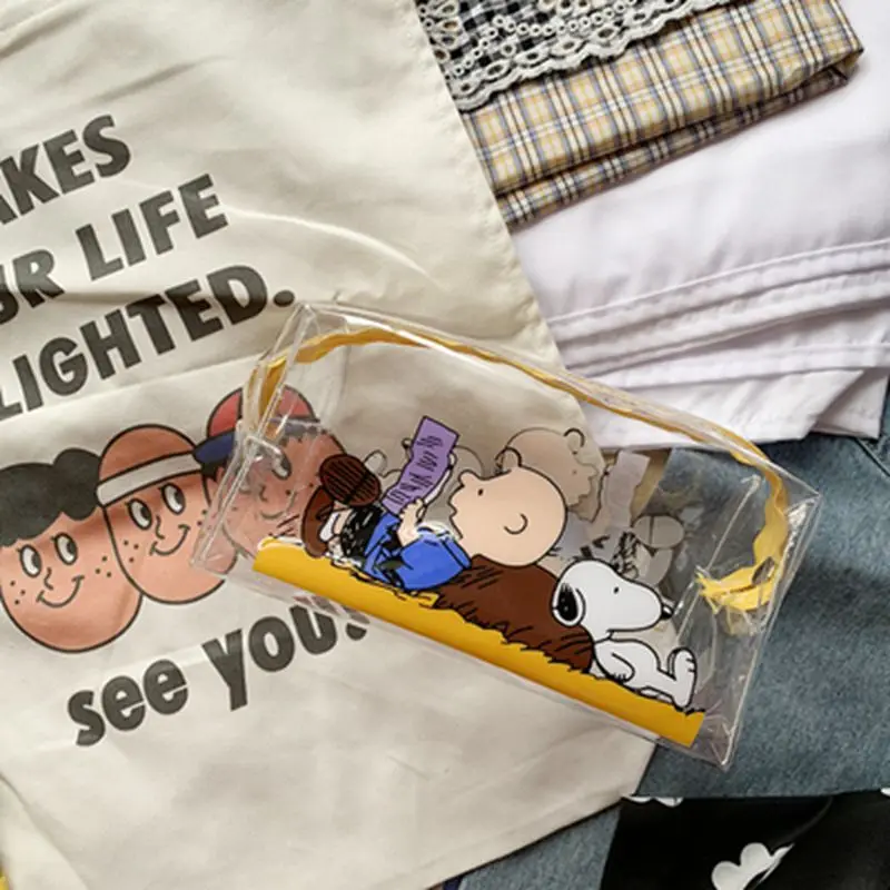 12 Прозрачная женская косметичка с милым рисунком из мультфильма, косметичка из ПВХ на молнии, косметичка для путешествий, органайзер для туалетных принадлежностей, красивый чехол-держатель - Цвет: 12