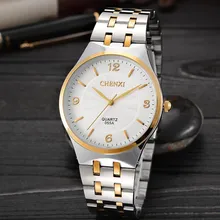 Fashion Chenxi 055a Brand Hot Golden Women Quartz Clock Female Rose Gold Steel Watch Ladies Casual Crystal Gift Wrist Watches