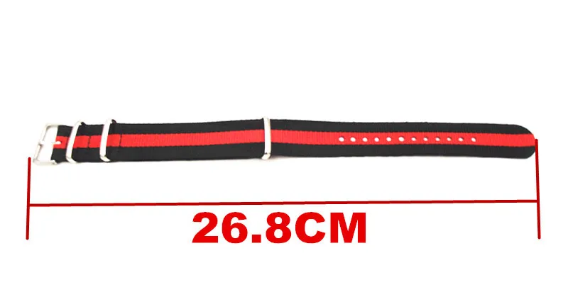 

New colors-Wholesale1PCS High quality 20MM Nylon Watch band NATO straps waterproof watch strap -040402