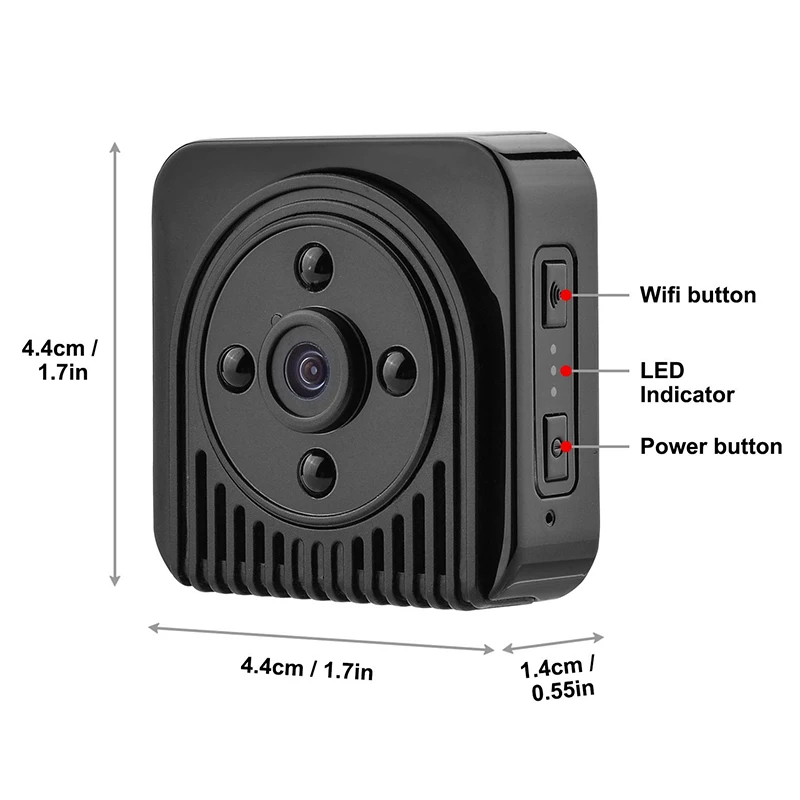 SC Wifi IP мини камера беспроводная HD 1080P инфракрасная микро видеокамера ИК Ночное
