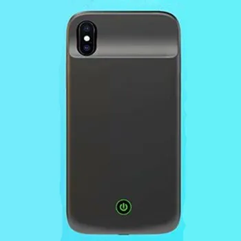 NTSPACE 5500 мАч портативный Банк питания чехол для iPhone XR зарядное устройство чехол для путешествий зарядный чехол внешний аккумулятор с аудио - Цвет: Black with Audio