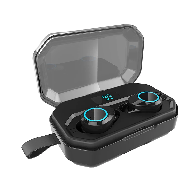 X6-PRO G02 TWS Bluetooth 5,0 наушники стерео беспроводные наушники IPX7 водонепроницаемые наушники с микрофоном 3300 мАч Внешний аккумулятор светодиодный дисплей питания - Цвет: X6-PRO
