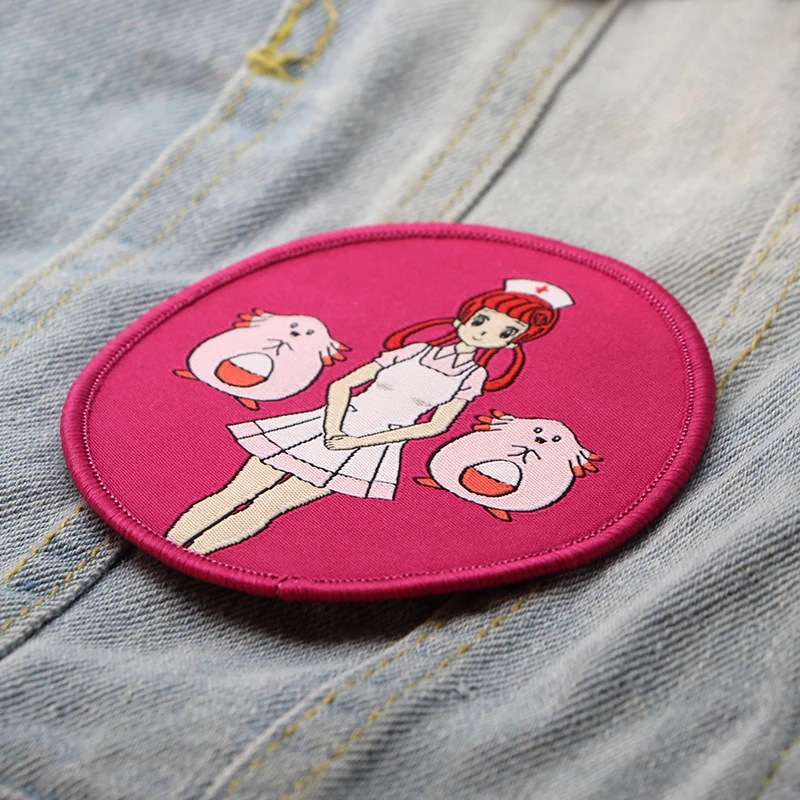 Карманные монстры сестра Джой Chansey DIY Вышивка для аппликации, шитья железа на одежде Рюкзак украшения дома наклейки значки E0090