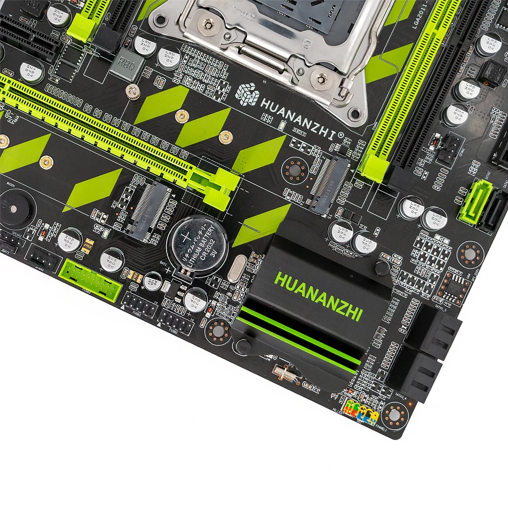 HUANAN ZHI X79-ZD3 материнская плата M.2 NVME MATX с процессором Intel Xeon E5-1650 V2 2,5 ГГц 4*8 Гб(32 ГБ) DDR3 1600 МГц ECC/REG ram