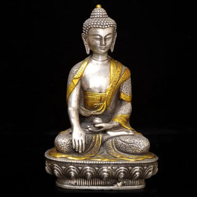

Vintage Tibet copper Gilt Tibetan Buddhism Statue ---- Vajrasattva