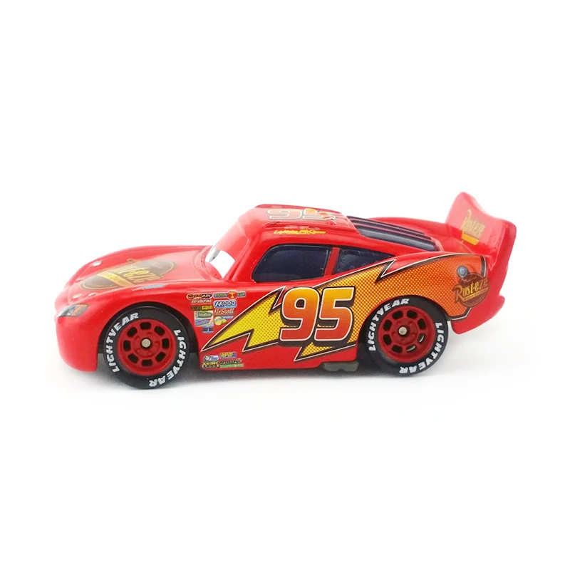 Disney Pixar Cars Angry Lightning McQueen металлическая литая под давлением игрушечная машина 1:55