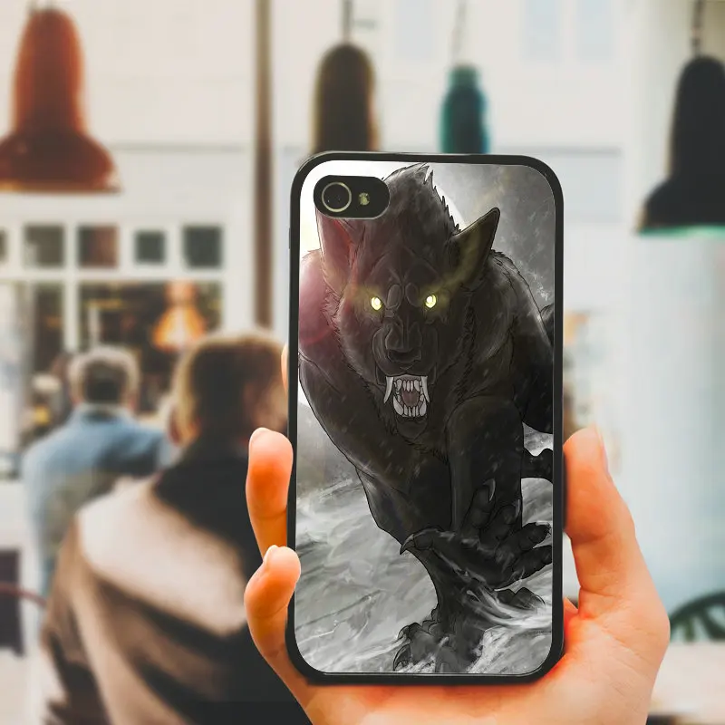 Cell Phone Case Hard Plastic Cover Protect for iphone 8 7 6 6S Plus X XR XS Max 5S 5 SE 4 4S Shell Fashion Werewolf |