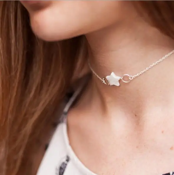 Style 18 Массивная звезда, искусственный жемчуг, кисточка, крест, сердце, цепочка, ожерелья и подвески для женщин, подарок на день Святого Валентина, колье для женщин - Окраска металла: Style 18