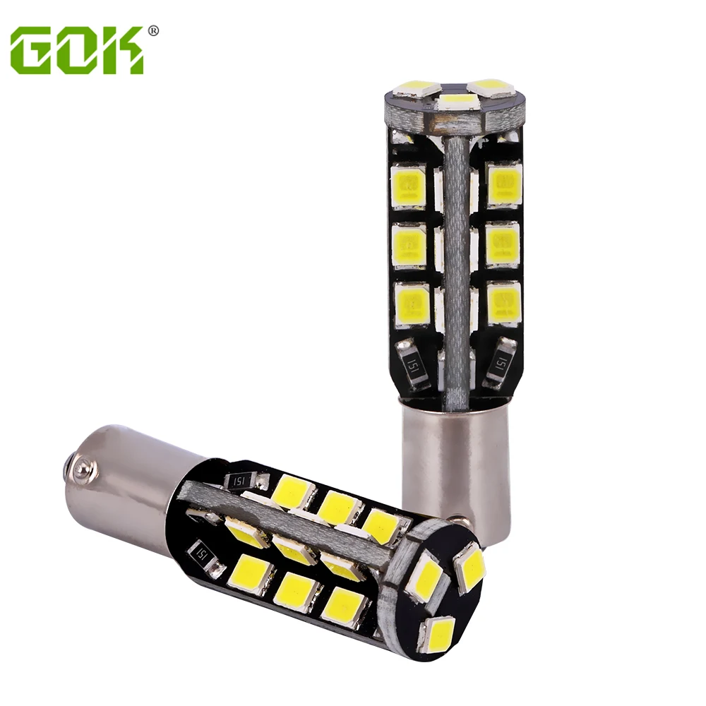 

Super Bright 50pcs BA9S led light BA9S 27smd led 2835 t4w194 168 Canbus NO ERROR 12V Car Auto Bulbs Indicator Light Parking Lamp