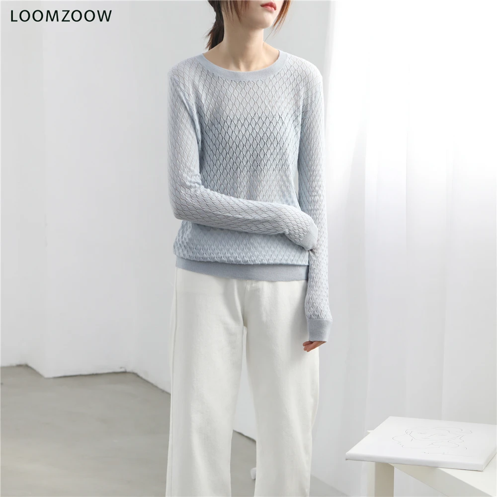 Для женщин пуловеры шерстяной свитер 2018 осень мода выдалбливают с длинным