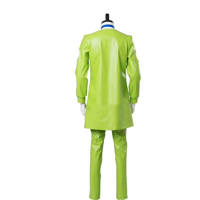 Костюм для косплея ROLECOS с аниме Невероятные приключения Джоджо зеленый плащ