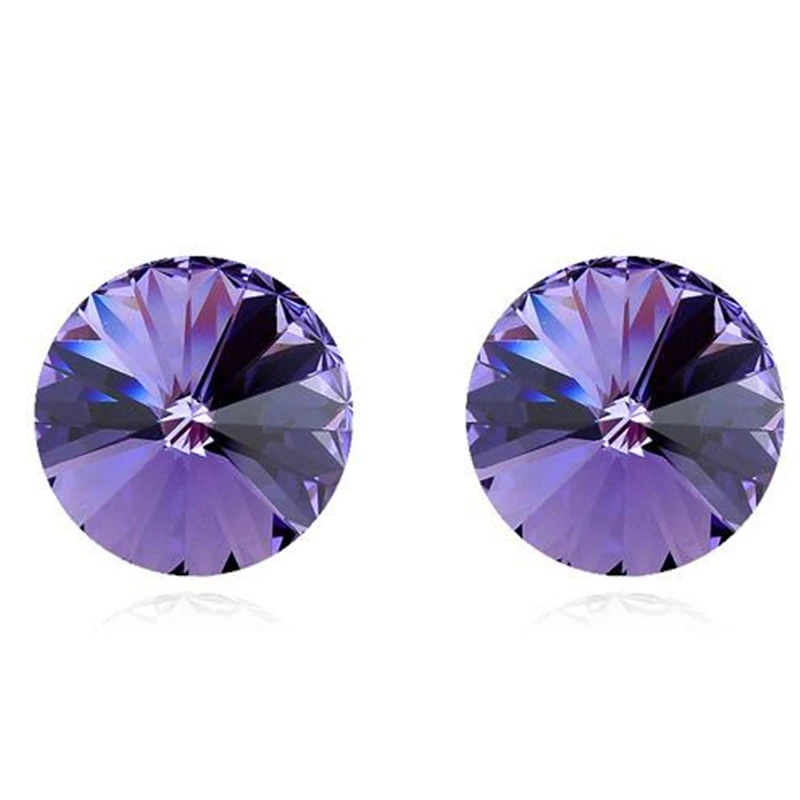 Кристалл с Элементами swarovski Мода Серьги Стержня Для Женщин 2016 Белый Позолоченный