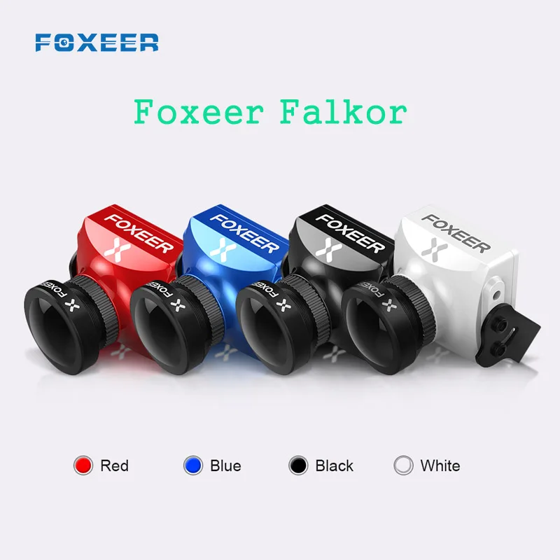 Foxeer Falkor 1200TVL 1/3 CMOS FPV Camera 4:3 / 16:9 PAL NTSC Switchable G-WDR OSD For RC Drone Black Blue Red Silver | Игрушки и хобби