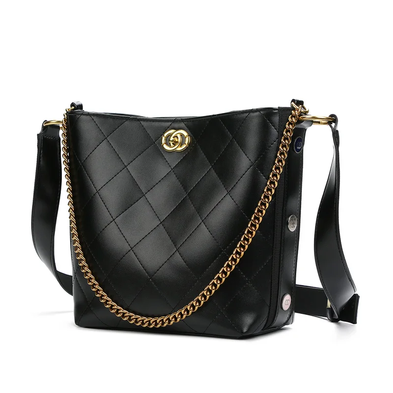 Роскошная сумка мешок от известного бренда из искусственной кожи женские сумки с