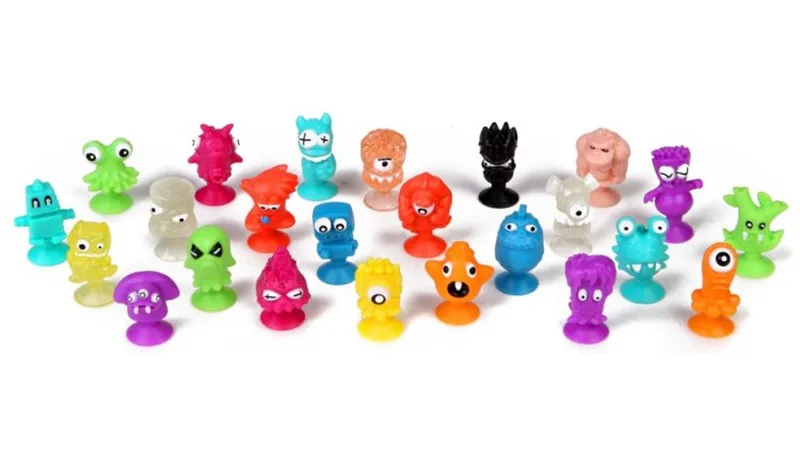 100 шт. Мультяшные животные экшн игрушки Stikeez Cupule детские коллектор Капсульная