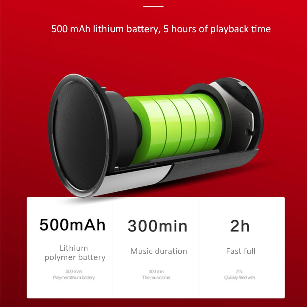 Makescc мини беспроводные Bluetooth 4,2 колонки портативные колонки для двух двухканальных стереодинамиков для мобильных телефонов