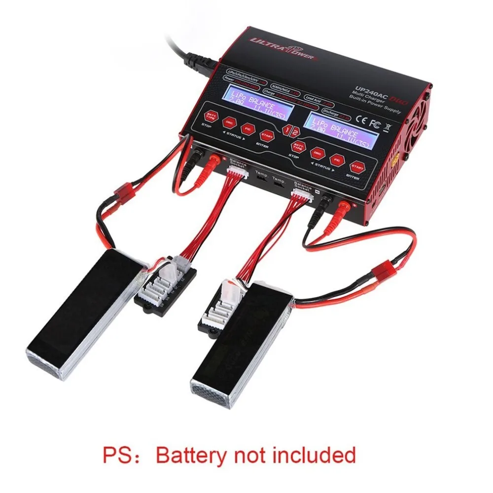Ультра мощность до 240 AC DUO Вт 2в1 LiIo/LiPo/LiFe/NiMH/Nicd батарея RC Баланс Зарядное устройство